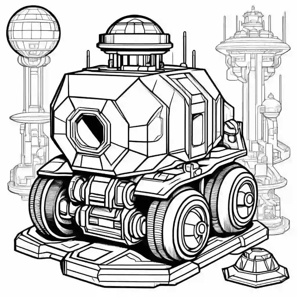 Nano Machines coloring pages